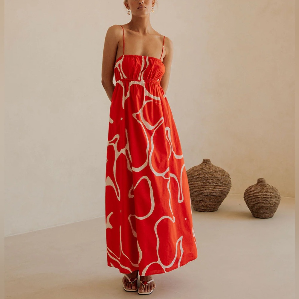 Sabo Skirt Catie Dress - Evoke Red